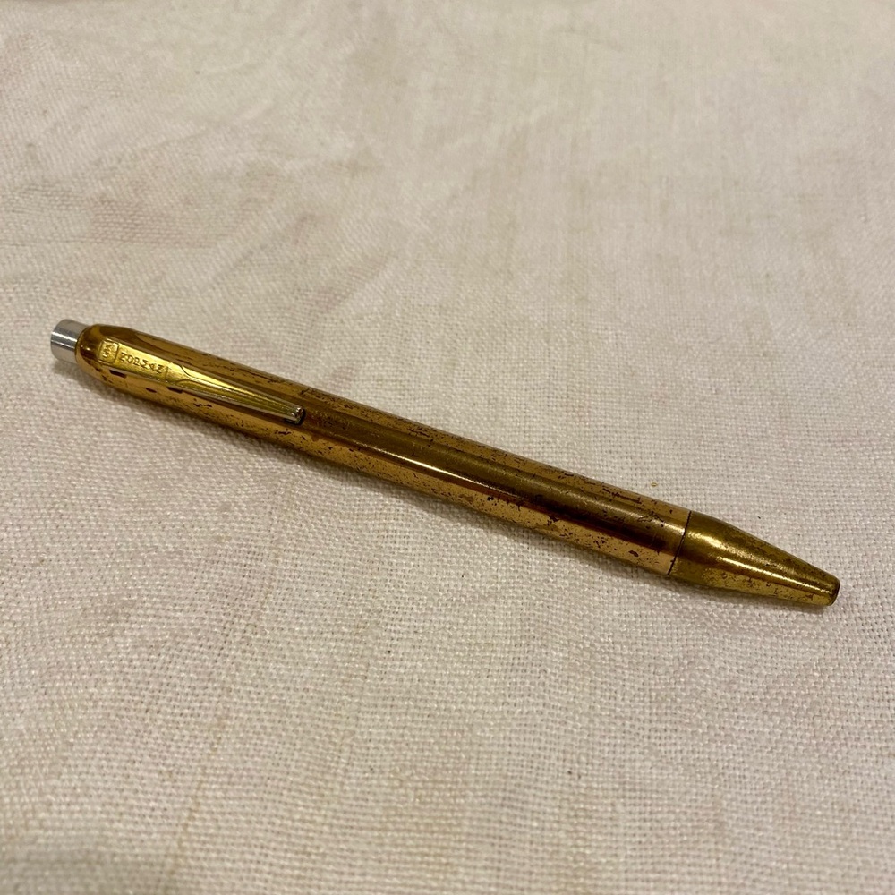 Vintage Brass Ballpoint Pen